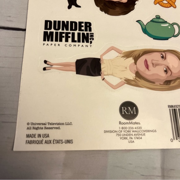 Dunder Mifflin Peel and Stick Wall Decals from The Office - Picture 3 of 6